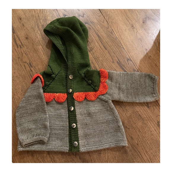 Misha And Puff Other - Misha and Puff Baby Scallop Yoke Hoodie
